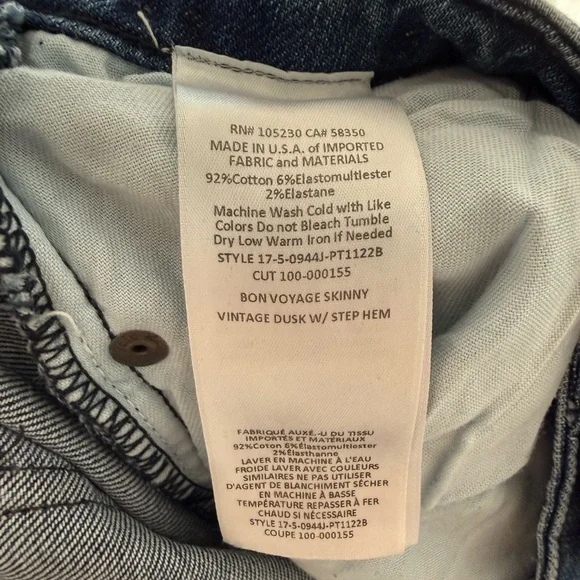 Joie Bon Vouage Jeans. - Picture 6 of 9